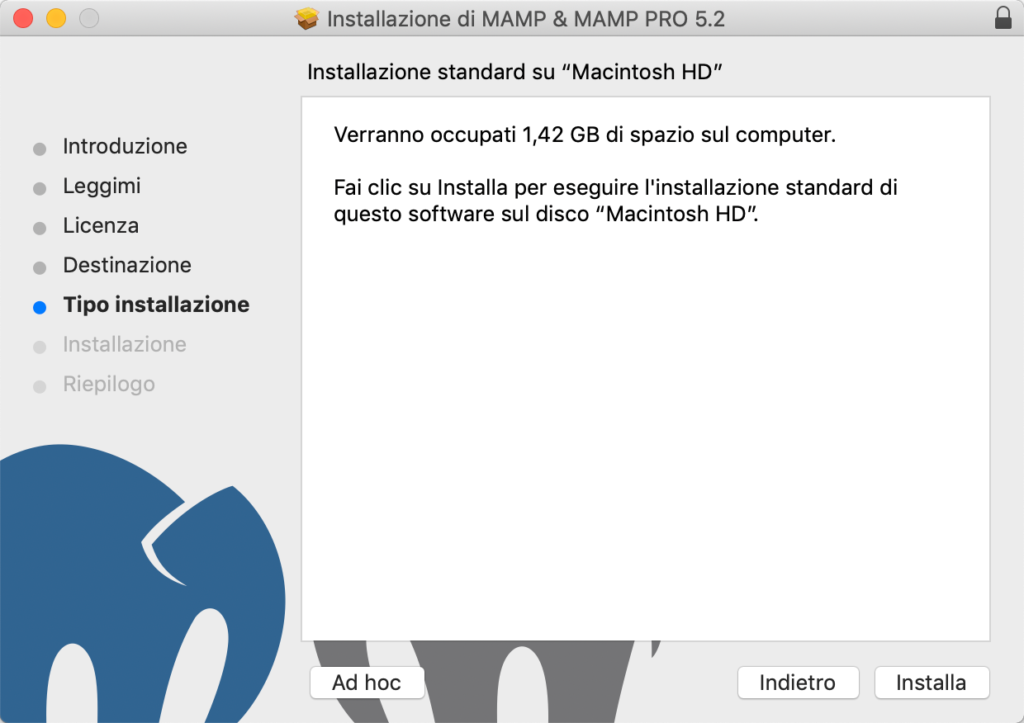 Installazione di MAMP